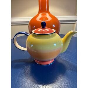 Herman Dodge & Son Hues n Brews Orange and Yellow handpainted